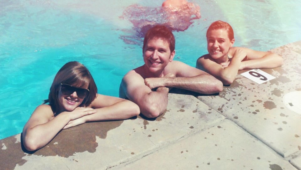 Pools are much more fun than lonely depression