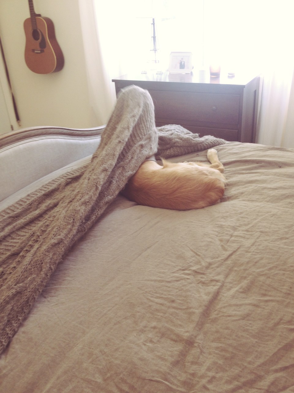 ^^See! My loyal companion that refuses to leave my side. Best friends are we. 